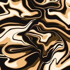 abstract design Exploration of Abstract Marble Patterns in Dark Brown Shades Describes a dominant color that gives a luxurious and mysterious impression