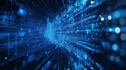 Abstract blue technology, business or science background