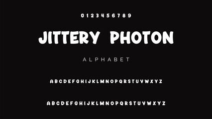 Playful cartoon Font, funky typeface for joyful brings life designs like children's artwork, birthday invitations, playful branding, and carnival.