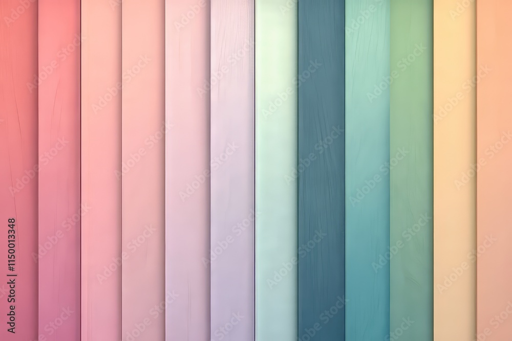 Aufkleber Soft pastel gradient texture with smooth color transitions that evoke tranquility and serenity in design