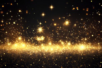 Sparkling glitter texture with glowing effect creating a magical ambiance for festive occasions and events