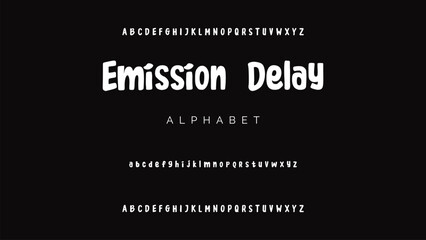Playful cartoon Font, funky typeface for joyful brings life designs like children's artwork, birthday invitations, playful branding, and carnival.