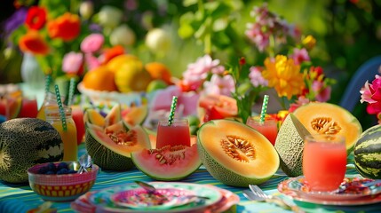 Fototapeta premium Summer fruits