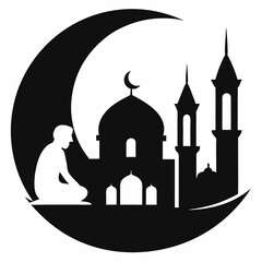 Modern Islamic Design Highlighting Spiritual Imagery and Sacred Symbolism