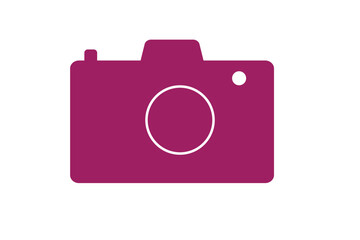 Photography camera line art icon for apps and websites