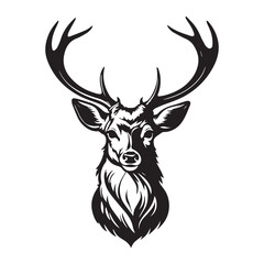 Deer vector icon design
