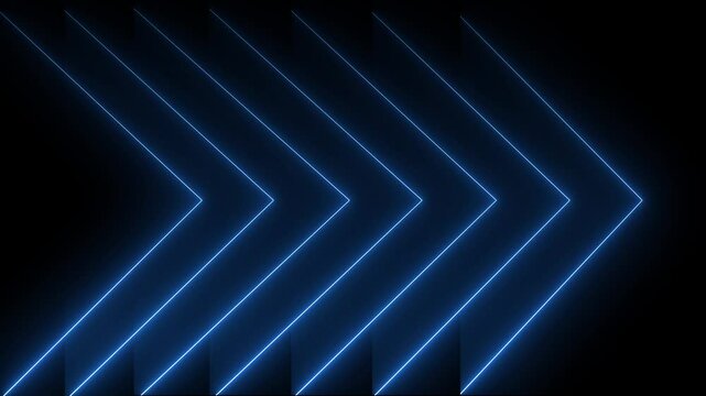 A neon line icon features sleek, glowing lines in vibrant colors like blue, pink, or green, often with a slight glow effect.