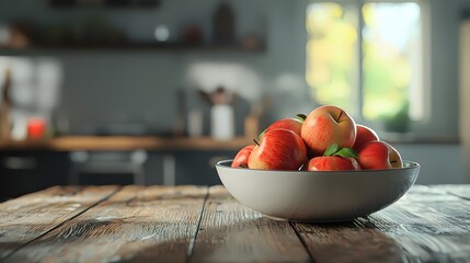 apples in a bowl