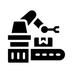 Manufacturing glyph icon