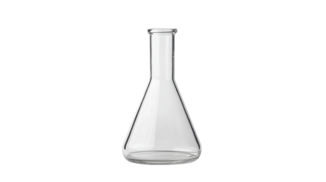 Test tube, transparent background