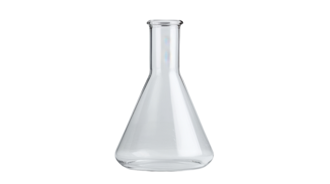 Test tube, transparent background