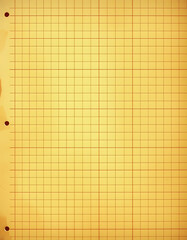 Old vintage colorless dirty graph paper, Backlit, with white tones