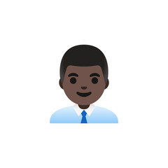 Person with Tie Emoji
