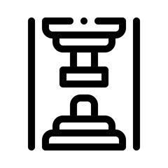 hydraulic press line icon