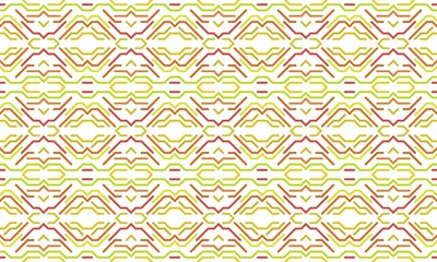 Abstract Geometric Seamless Pattern with Vibrant Lines.