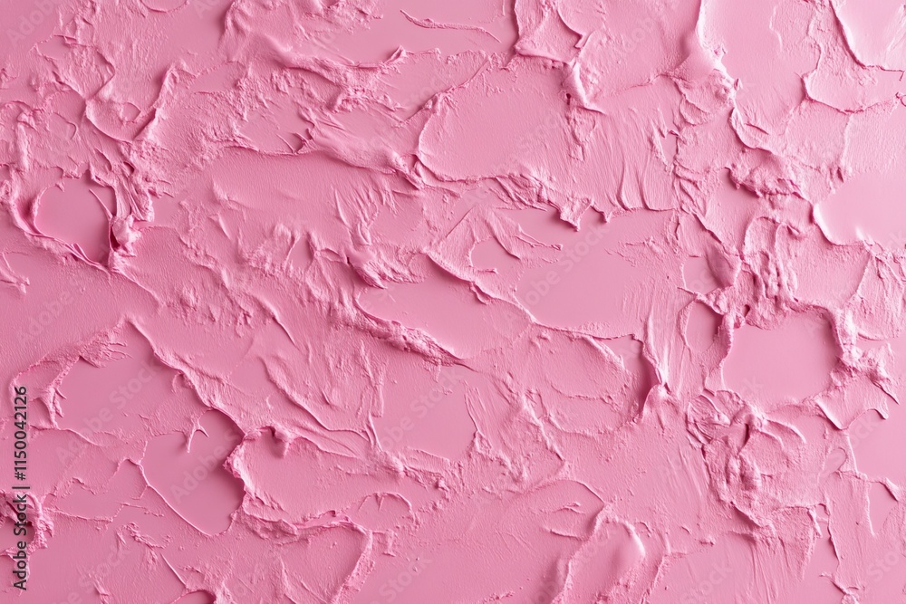 Poster Smooth pink plastic texture with a matte finish suitable for various design applications