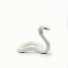 Fototapeta premium White snake brings good luck and fortune