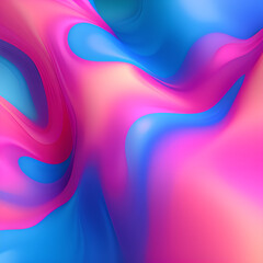Dynamic background with flowing abstract shapes, vibrant gradients of blue and purple, soft lighting creating depth and shadows, a sense of movement and energy, rendered with Blender.generative ai