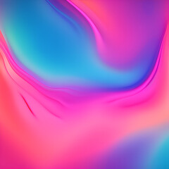 Fototapeta premium Dynamic background with flowing abstract shapes, vibrant gradients of blue and purple, soft lighting creating depth and shadows, a sense of movement and energy, rendered with Blender.generative ai