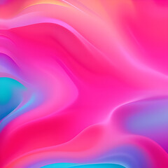 Obraz premium Dynamic background with flowing abstract shapes, vibrant gradients of blue and purple, soft lighting creating depth and shadows, a sense of movement and energy, rendered with Blender.generative ai