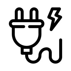 Electrical line icon