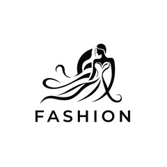  Women Fashion Logo royalty-free images