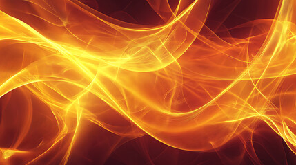 Fiery Abstract Background: Swirling, incandescent energy. Golden and orange hues create a dynamic, fiery abstract background, perfect for designs needing a powerful and passionate feel.  