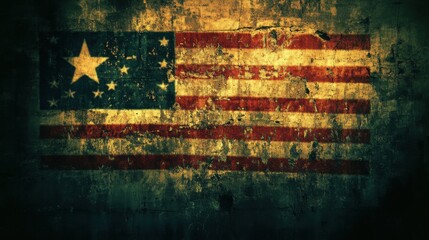 Fototapeta premium Los Angeles City flag on a retro 90s-style digital gradient background.