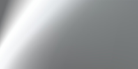 Silver foil background with metal mirror texture. Chrome gradient surface with light gloss art modern design