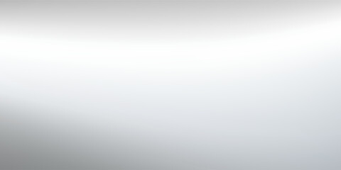 Silver foil background with metal mirror texture. Chrome gradient surface with light gloss art modern design abstract