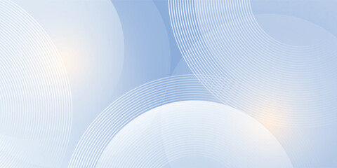 Abstract blue modern background with circle elements. Digital technology concept simple art modern