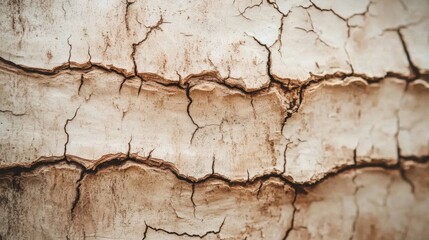 Obraz premium Cracked Tree Bark Texture Close Up Detail