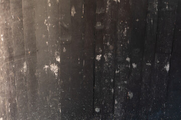 Textured Black Wooden Surface with Imperfections