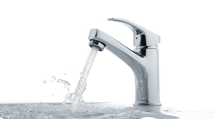 Faucet, transparent background