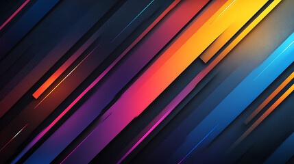 Obraz premium Dynamic Abstract Stripes 