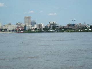 Obraz premium Memphis from the Mississippi River