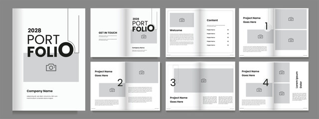 Minimal Portfolio Architecture, Architecture portfolio layout