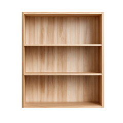 Modern wooden shelf design home interior furniture display minimalist style transparency background clarity in space