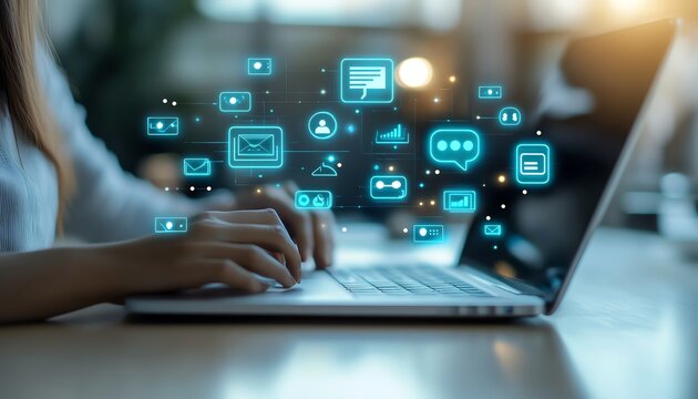 online chat assistance bot helping customers with AI, virtual assistant, customer service support, artificial intelligence for business, automated chatbot, online customer help