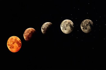 21 falling moons a segmented moon or multiple moons descending p
