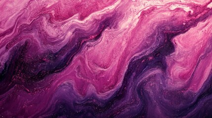 Fototapeta premium Abstract Swirling Pink And Purple Liquid Art