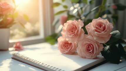 Romantic dinner setting with flowers and candles at sunset event