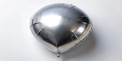 Silver Helium Balloon Silhouette Birthday Party Decoration Photography