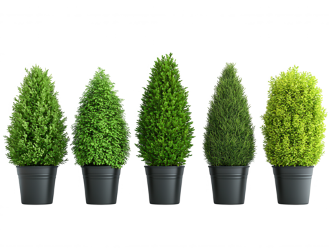 A Beautiful Arrangement of Indoor Green Plants in Black Pots Perfect for Home Decoration and Landscaping Ideas with Vibrant Shades of Green and Natural Textures