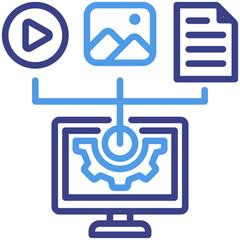 Content Management System Icon
