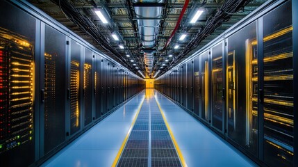 Obraz premium Electrical engineering is central to the development of high-performance computing systems