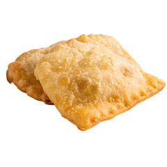 deep fried mexican sopapilla on transparent background