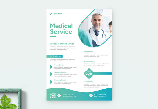 Medical Service Flyer Layout