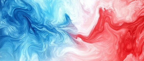 Abstract blue, red soft color background. Painting texture. Modern artistic pattern. Fractal artwork for creative graphic design