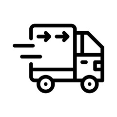 delivery line icon
